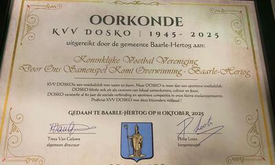 Dosko oorkonde 