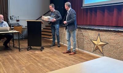 Verkeersregelaars bedanktje