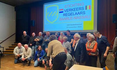 Bedankje verkeersregelaars 